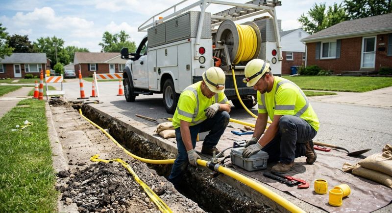 Gas Line Relocation in Annapolis, MD