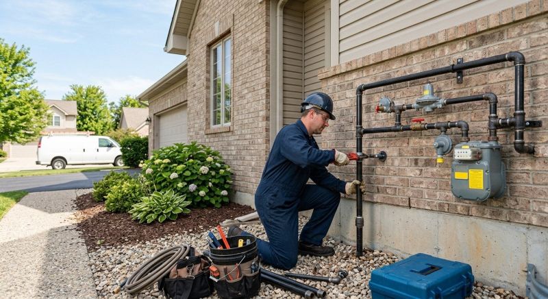 Gas Line Rerouting in Columbus, OH